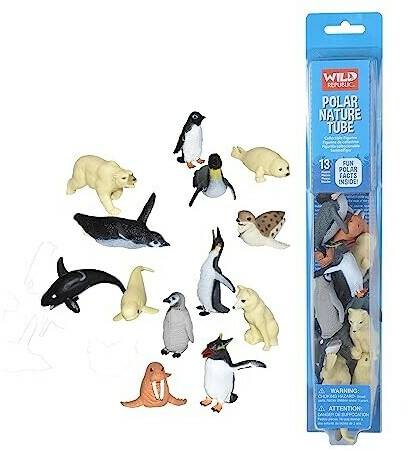 Wild Republic Tubes Spielset Polartiere Sammelfiguren